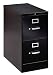 HON(R) 370 Series 2-Drawer Letter File, Black
