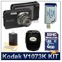Kodak EasyShare V1073 Digital Camera (Black)Sensible Best-Selling-Savings Bundle