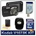 Kodak EasyShare V1073 Digital Camera (Black)Sensible Best-Selling-Savings Bundle