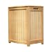 Bowed Front Laundry Hamper with Interior Bag by Oceanstar Design
