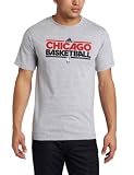 NBA Chicago Bulls Practice Short Sleeve Tee (Grey, Large)