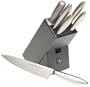Henckels International Fine Edge Pro Stainless-Steel 7-Piece Knife Set with Block