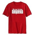 T-SHIRT RED " KISS ME , I'M FROM MOQUEGUA " PERU