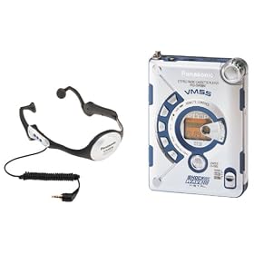 Panasonic RQSW99V Brain Shaker Extreme Portable Stereo (Silver/Blue)