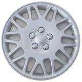 406 Series 16 Silver ABS Plastic Universal Replacement Dodge and Chrysler Replica Wheelcovers