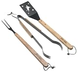 Buckaroo Barbeque Round Up 3-Piece Tool Set