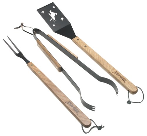 Buckaroo Barbeque Round Up 3-Piece Tool Set