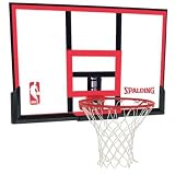 Spalding 79354 Backboard/Rim Combo with 48-Inch PolyCarbonate Backboard