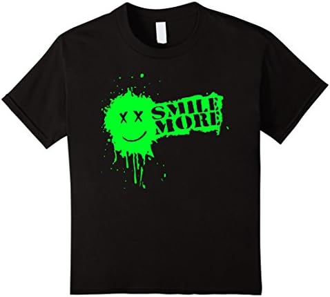 Kids Smile T-Shirt More- Funny T-Shirt For Men, Women, Kids 12 Black