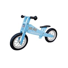 Bambino Bike Boy Holzlaufrad Racer mit Startnummer und Flagge