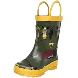 Hatley Boys 2-7 "Camp" Rain Boots,Multi,7