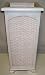 19" Whitewashed Wooden Umbrella Stand