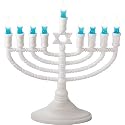 Deluxe Hanukkah Electric 13 5/8in Menorah