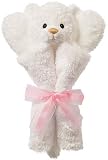 Gund - Sweetness Pink Bear - Satineesnugs - 12 Lovie Blankie