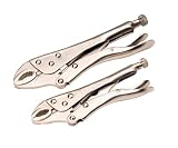 Locking Plier Set, 7 Inch and 10 Inch - 2 Piece