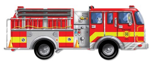 Giant Fire Truck 24-Piece Floor Puzzle