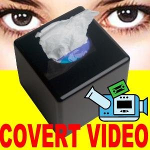 414Pa6Dl7QL Tissue Box Color Low Light Hidden Camera + Built In Motion Activated DVR