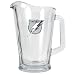 Tampa Bay Lightning NHL 60oz Glass Pitcher - Primary Logo by Great American Products