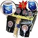 Steve Shachter Art - OPEN WATER SHARKS - Coffee Gift Baskets - Coffee Gift Basket