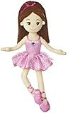 Aurora World Brunette Ballerina 14.5" Plush