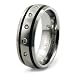 7mm Tungsten Carbide Diamond Ring (0.10ctw) GH/SI with Wood Box