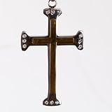 414PcUw0ICL. SL160  Designer Style Jewelry Cz Diamond Gold Cross Stainless Steel Mens Pendant Necklace for Men With Presentation Box J2040