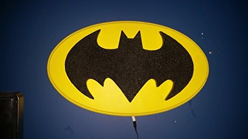 *BATMAN- Custom handmade LED wall plaque by Plastersmiths