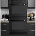 30 In. Black Built-In Double Convection/Thermal Wall Oven