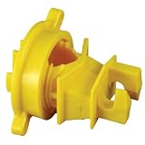 Zareba Electric Fence Yellow Economy Round-Post Insulator - 25 Pack #SF25RP by Zareba
