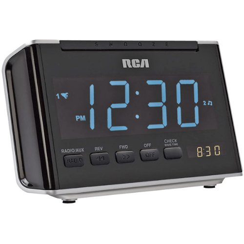 New-Dual Alarm Clock Radio - Y94589