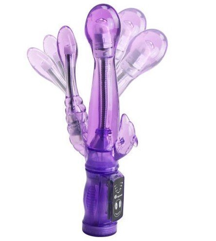 Outop 6 multi frequency speed vibrator g-spot triple 3 points sti…