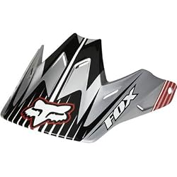 Fox Racing Striper Visor Men's V3 Motocross Motorcycle Helmet Accessories - Red