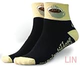 Lin Performance Core Spun Cool Max Cycling Socks, Extra Large, Morning Jitters