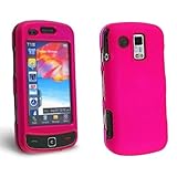 Hot Pink Rubberized Snap-On Cover Hard Case Cell Phone Protector for Samsun ....