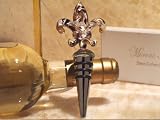 Murano art Deco collection Fleur de lis wine stopper (Set of 32)