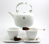 ASA Selection Teeservice CHAI quadratisch 5 teilig mit Teefilter und Zuckerstangen