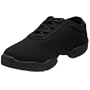Capezio Women's Canvas Dance Sneaker,Black,10.5 M US
