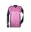 Womens Cotton Floral Printed Tunic Top / Kurti Indian Apparel Pink Blouse