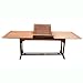 VIFAH V232 Outdoor Wood Rectangular Extention Table with Foldable Butterfly