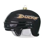 Anaheim Ducks NHL Glass Hockey Helmet Ornament (3)"