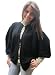 Handmade "Ma&ntilde;anita" Sweater - Sophisticated in Black (100% Knitted By Hand/recommended for Women Wearing Small/medium)