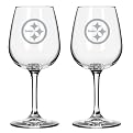 Pittsburgh Steelers Wine Glass 2 pk