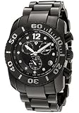 Swiss Legend Men's 10127-BKBD Chronograph Diamond Black Ceramic Black Dial Watch