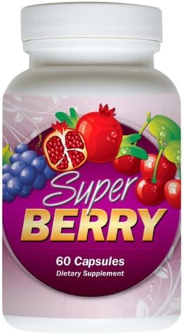 SuperBerry Amazon Extreme Super Fruit Complex! HIGH POTENCY Blend. 60 Capsules. Antioxidant Include: ACAI Berry, Blueberry, Goji Berry, Mangosteen, Hawaiian Noni, Black Cherry, Resveratrol, and more. Exotic Juice for Wellness and Energy Support