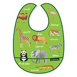 Crocodile Creek Wild Animal Bib