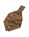 Apparel : Forzieri Large Paisley Print Twill Silk Ascot Black