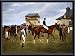 Art Poster Metal Framed Print - Sir Horace Farquhar's Chestnut Colt 'Nouveau Riche' I...