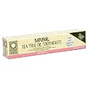 Desert Essence Toothpaste, Natural Tea Tree Oil, Ginger, 7-Ounces (Pack of 3)