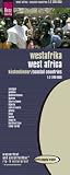 Coastal West Africa Travel Map. 1:2,200,000. Waterproof. (World Mapping Project) (English, French and German Edition)