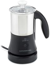 Lentz CAP160b (Black) Cappuccino und Cocktail King (Getränken von Milch (heiß und kalt) 160 ml, Aufschäumen 80 ml)